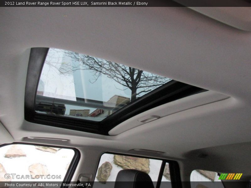 Santorini Black Metallic / Ebony 2012 Land Rover Range Rover Sport HSE LUX