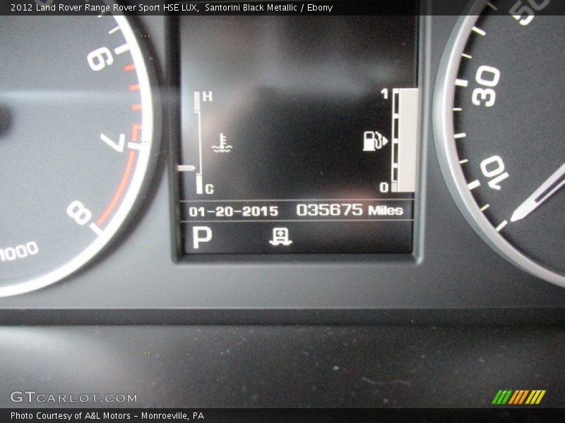 Santorini Black Metallic / Ebony 2012 Land Rover Range Rover Sport HSE LUX