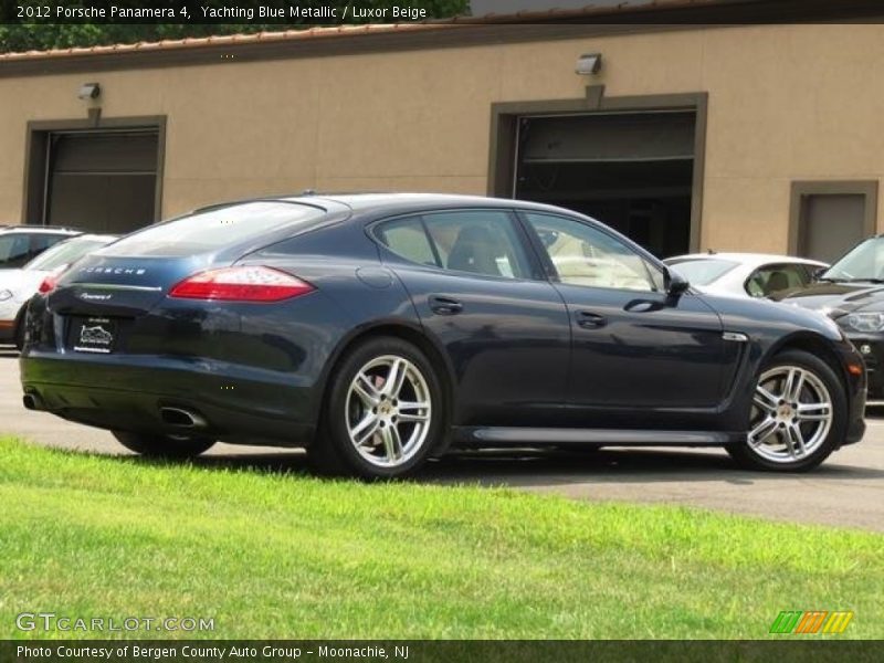 Yachting Blue Metallic / Luxor Beige 2012 Porsche Panamera 4