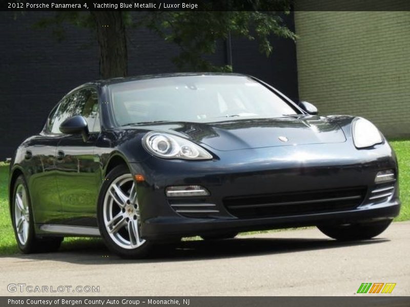 Yachting Blue Metallic / Luxor Beige 2012 Porsche Panamera 4