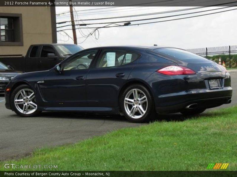 Yachting Blue Metallic / Luxor Beige 2012 Porsche Panamera 4