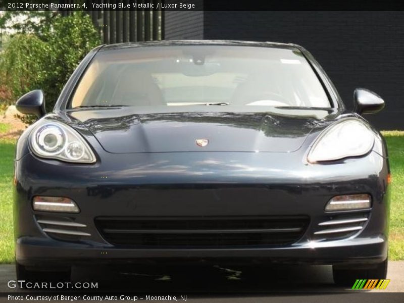 Yachting Blue Metallic / Luxor Beige 2012 Porsche Panamera 4