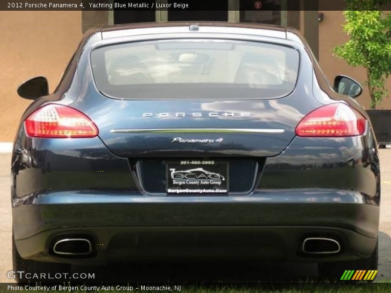 Yachting Blue Metallic / Luxor Beige 2012 Porsche Panamera 4