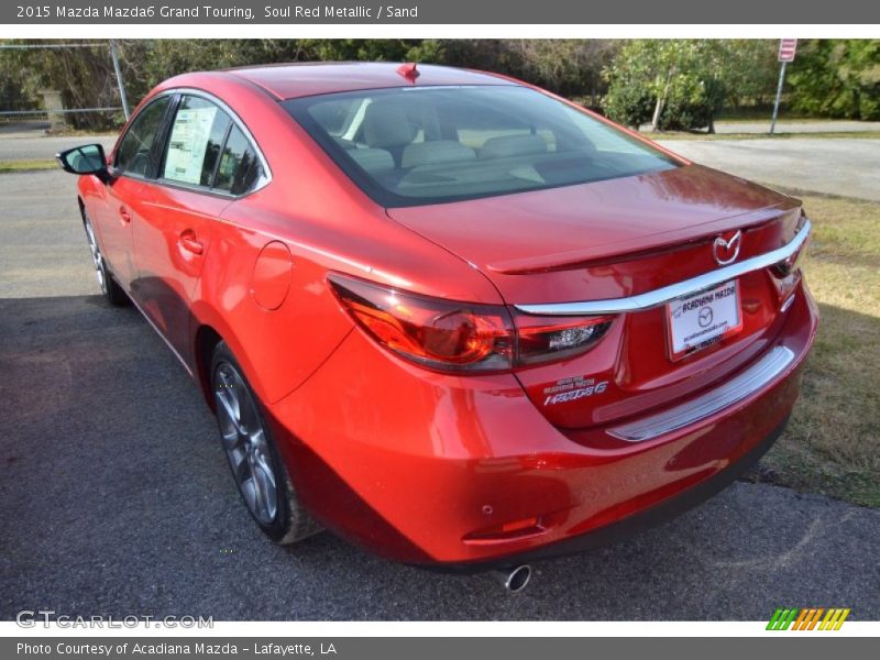 Soul Red Metallic / Sand 2015 Mazda Mazda6 Grand Touring