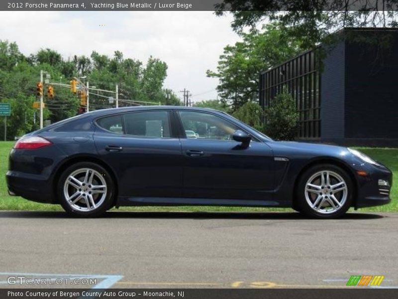 Yachting Blue Metallic / Luxor Beige 2012 Porsche Panamera 4
