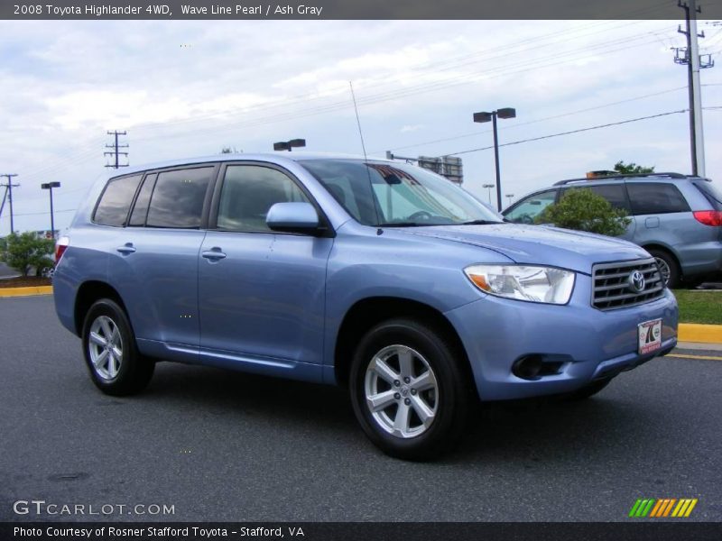 Wave Line Pearl / Ash Gray 2008 Toyota Highlander 4WD