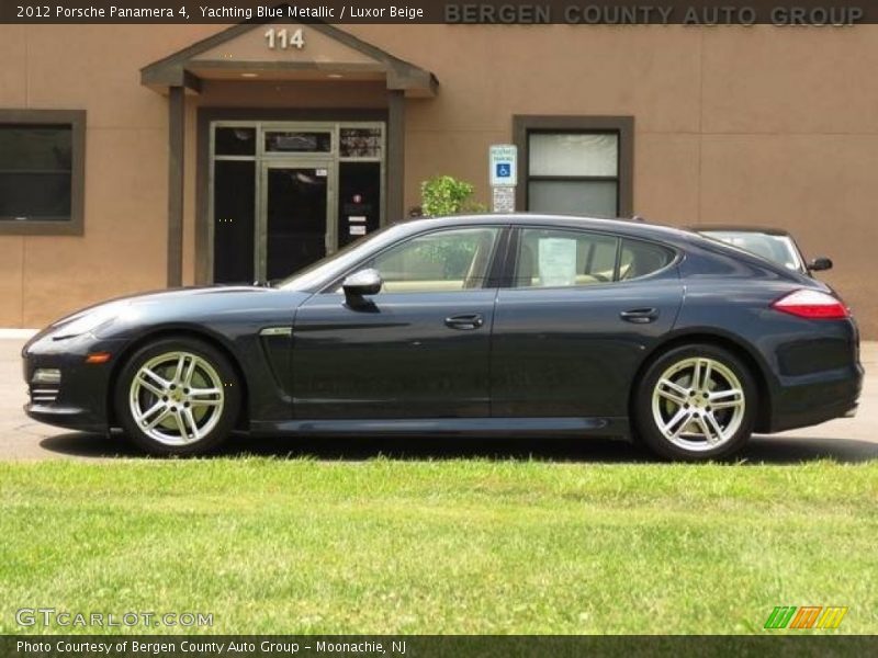 Yachting Blue Metallic / Luxor Beige 2012 Porsche Panamera 4