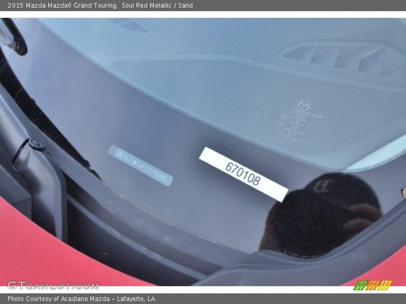 Soul Red Metallic / Sand 2015 Mazda Mazda6 Grand Touring
