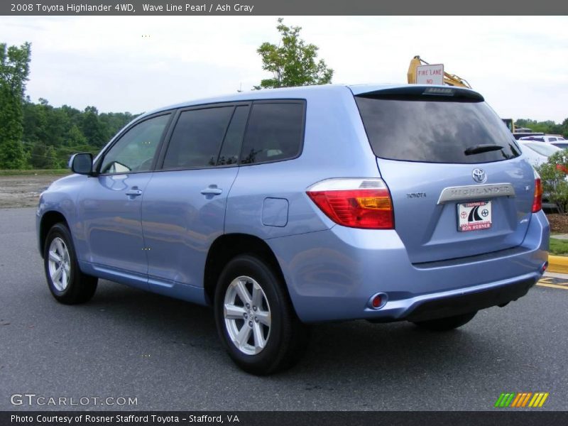 Wave Line Pearl / Ash Gray 2008 Toyota Highlander 4WD