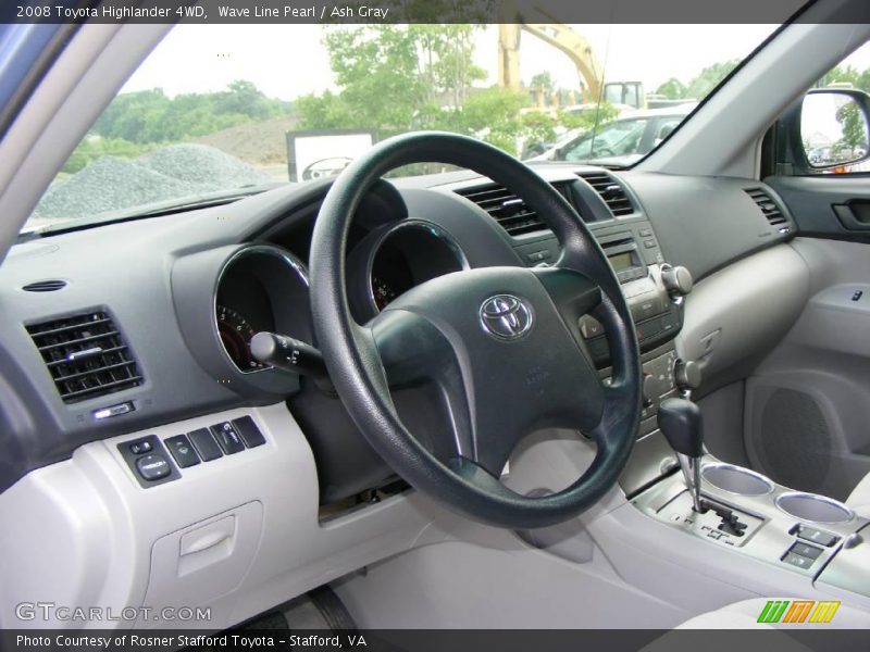 Wave Line Pearl / Ash Gray 2008 Toyota Highlander 4WD