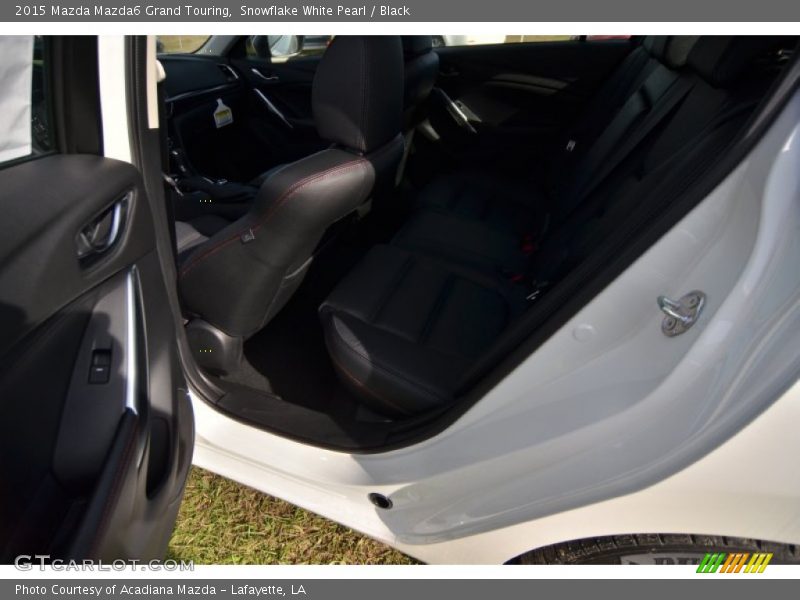 Snowflake White Pearl / Black 2015 Mazda Mazda6 Grand Touring