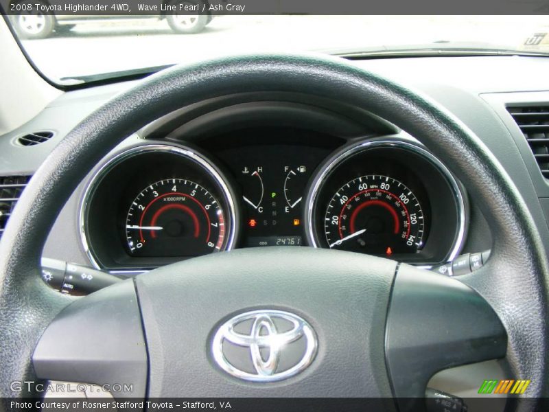 Wave Line Pearl / Ash Gray 2008 Toyota Highlander 4WD