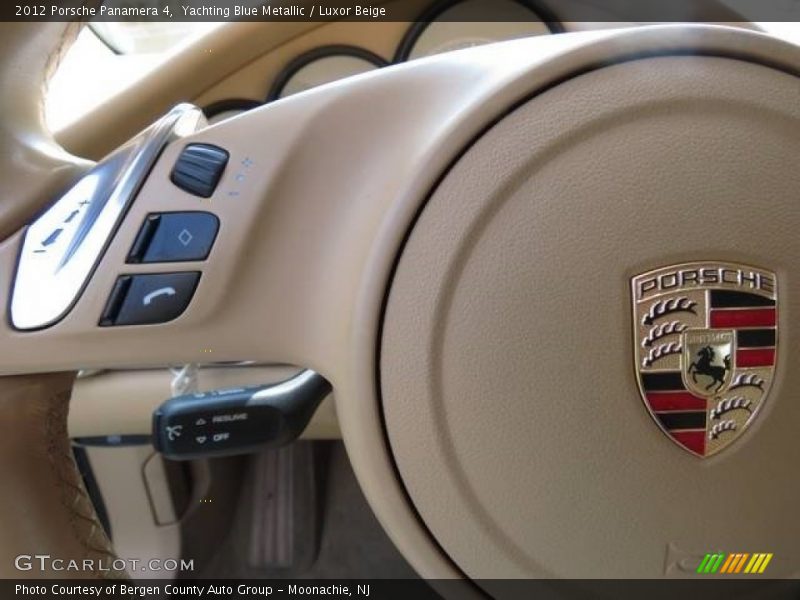 Yachting Blue Metallic / Luxor Beige 2012 Porsche Panamera 4