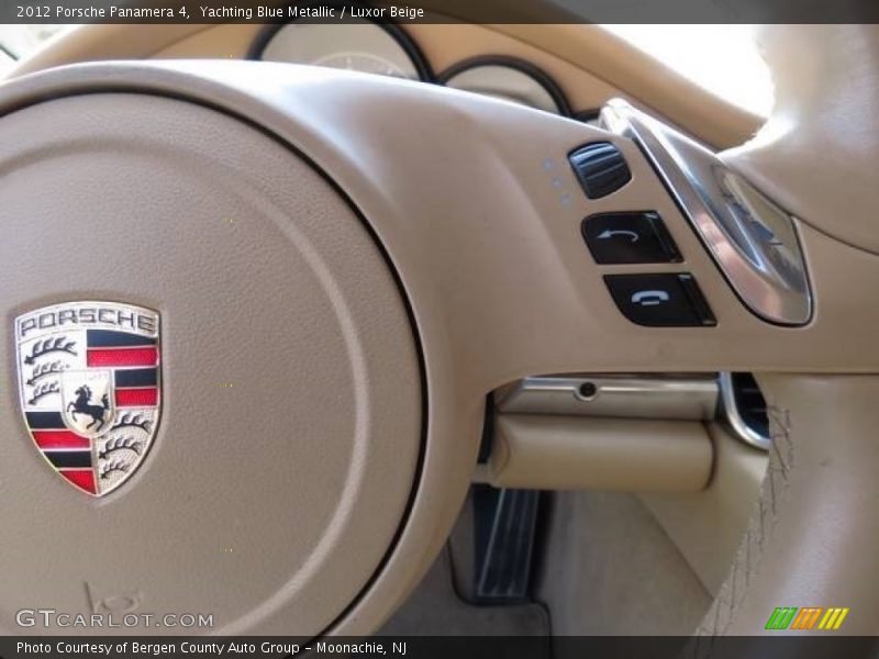 Yachting Blue Metallic / Luxor Beige 2012 Porsche Panamera 4