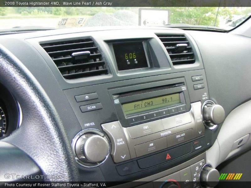 Wave Line Pearl / Ash Gray 2008 Toyota Highlander 4WD