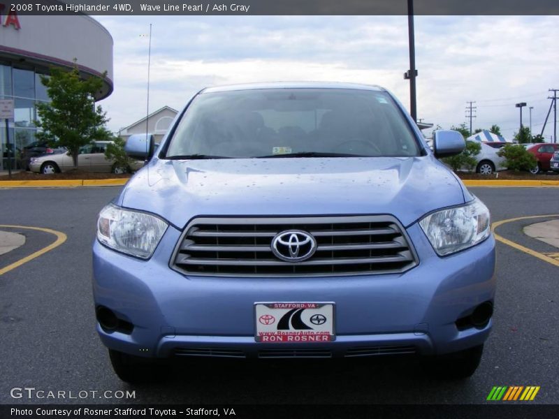 Wave Line Pearl / Ash Gray 2008 Toyota Highlander 4WD