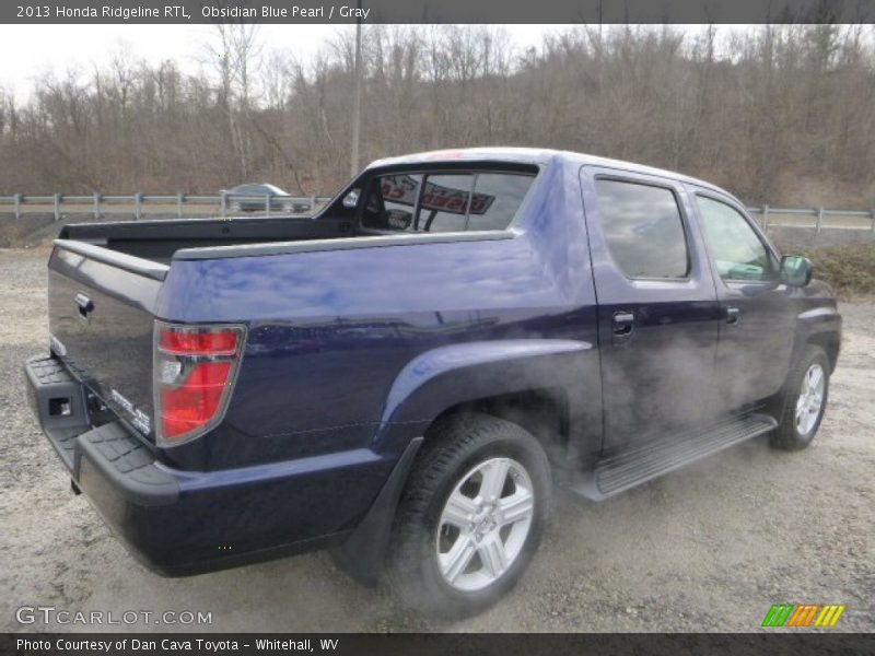 Obsidian Blue Pearl / Gray 2013 Honda Ridgeline RTL