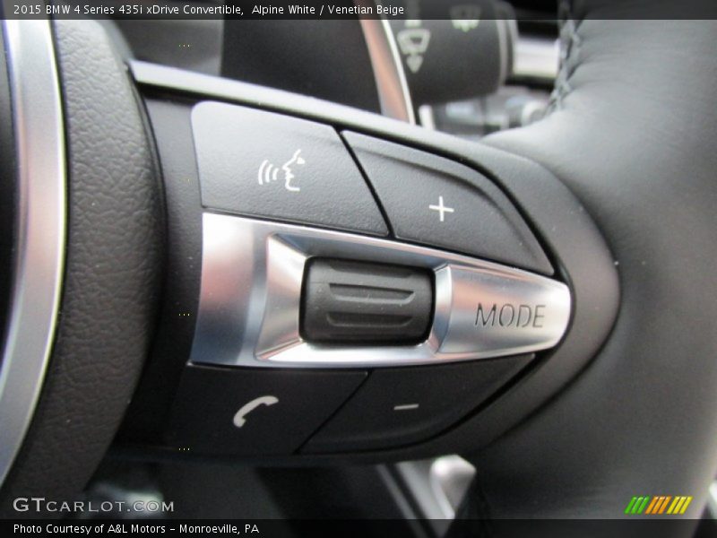 Controls of 2015 4 Series 435i xDrive Convertible