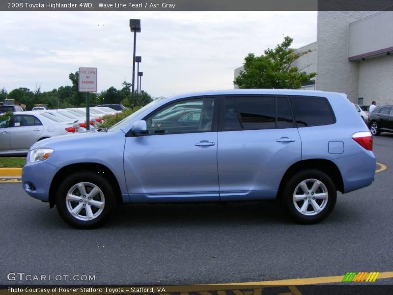 Wave Line Pearl / Ash Gray 2008 Toyota Highlander 4WD