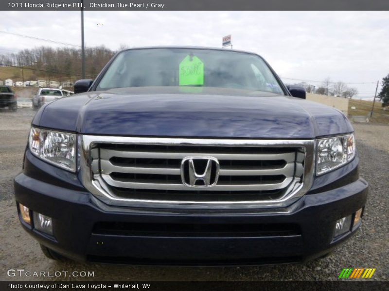 Obsidian Blue Pearl / Gray 2013 Honda Ridgeline RTL