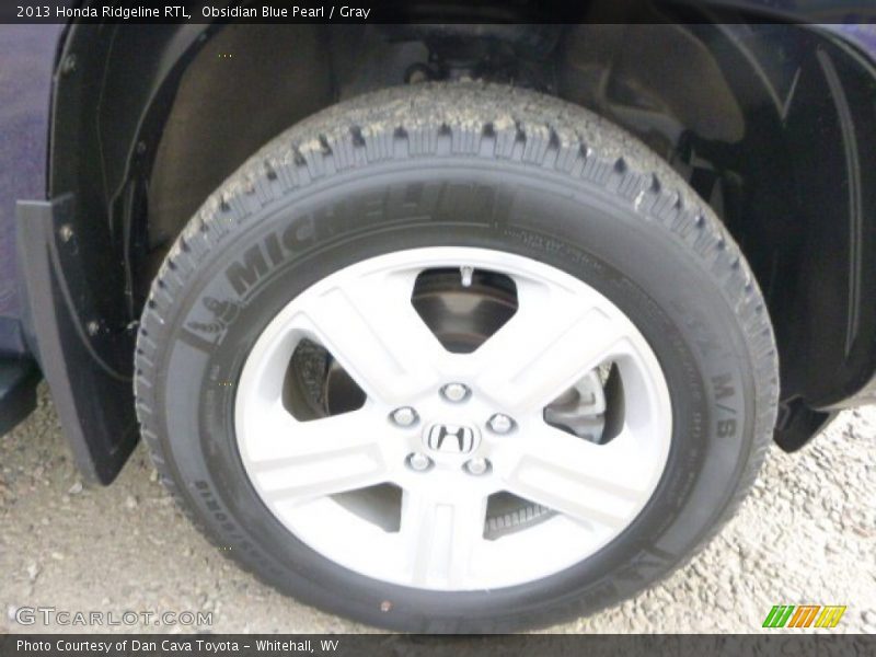Obsidian Blue Pearl / Gray 2013 Honda Ridgeline RTL
