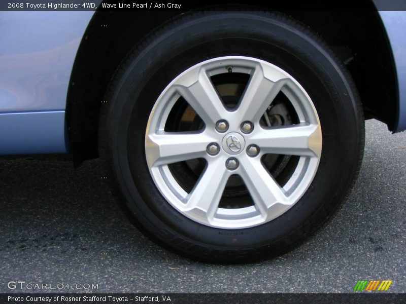 Wave Line Pearl / Ash Gray 2008 Toyota Highlander 4WD