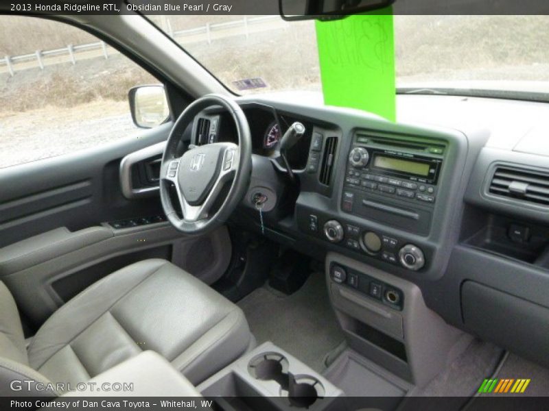 Obsidian Blue Pearl / Gray 2013 Honda Ridgeline RTL