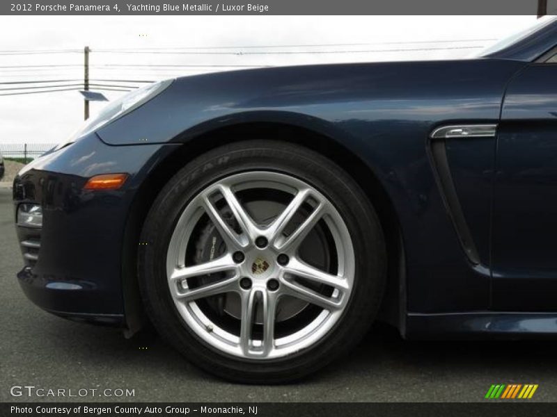 Yachting Blue Metallic / Luxor Beige 2012 Porsche Panamera 4