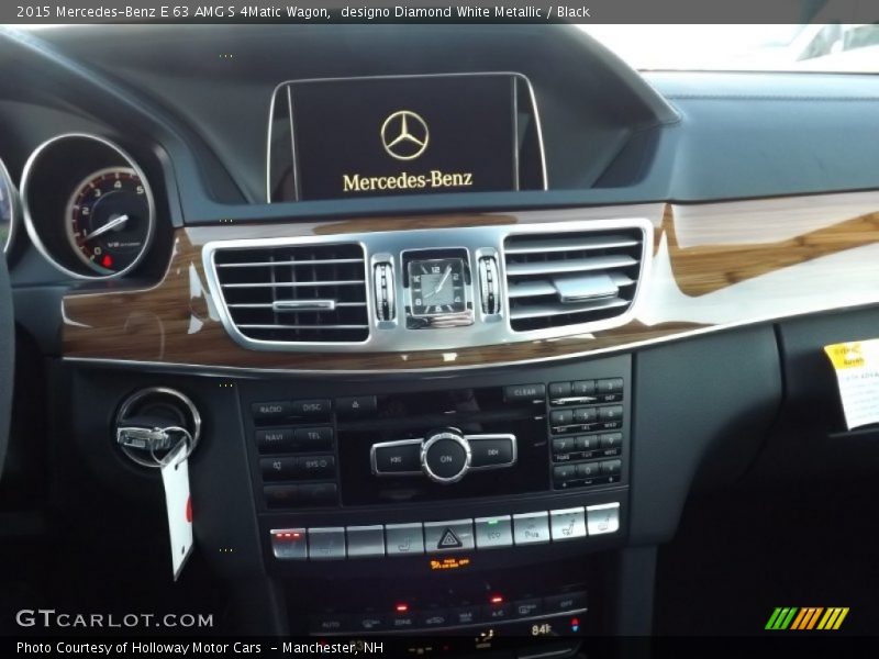 designo Diamond White Metallic / Black 2015 Mercedes-Benz E 63 AMG S 4Matic Wagon