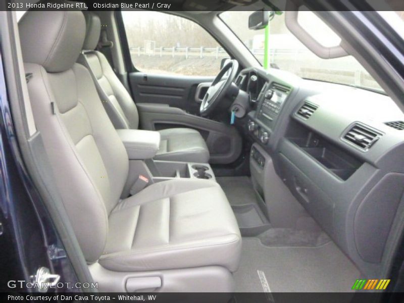 Obsidian Blue Pearl / Gray 2013 Honda Ridgeline RTL
