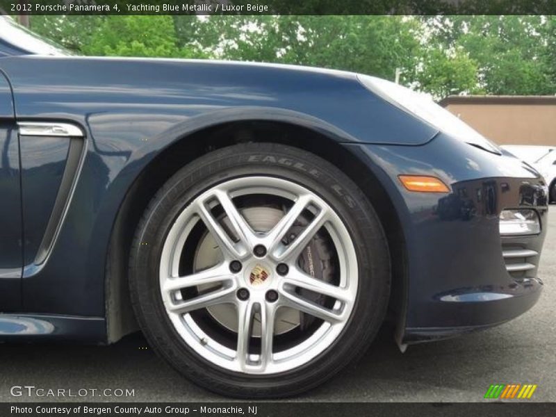Yachting Blue Metallic / Luxor Beige 2012 Porsche Panamera 4