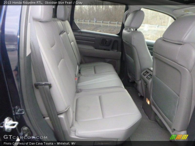 Obsidian Blue Pearl / Gray 2013 Honda Ridgeline RTL