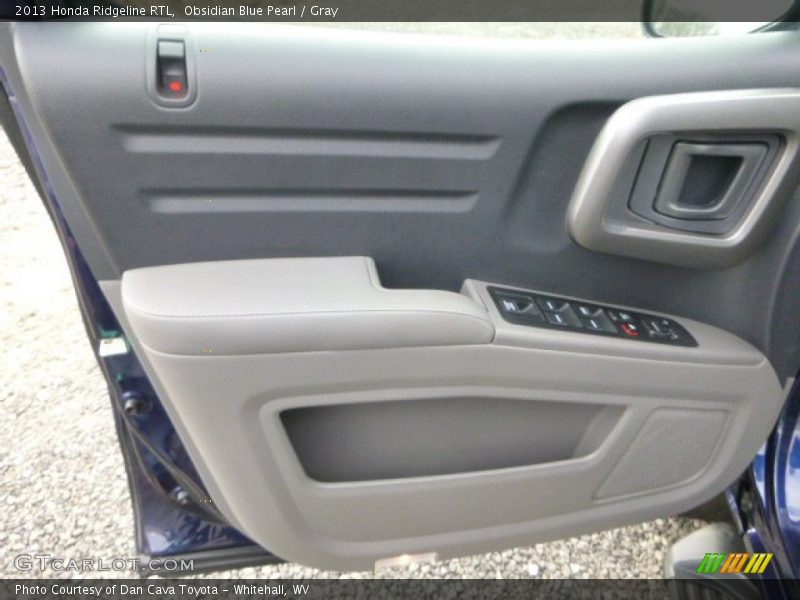 Obsidian Blue Pearl / Gray 2013 Honda Ridgeline RTL