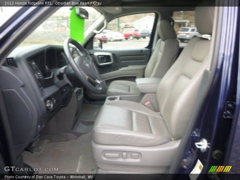 Obsidian Blue Pearl / Gray 2013 Honda Ridgeline RTL