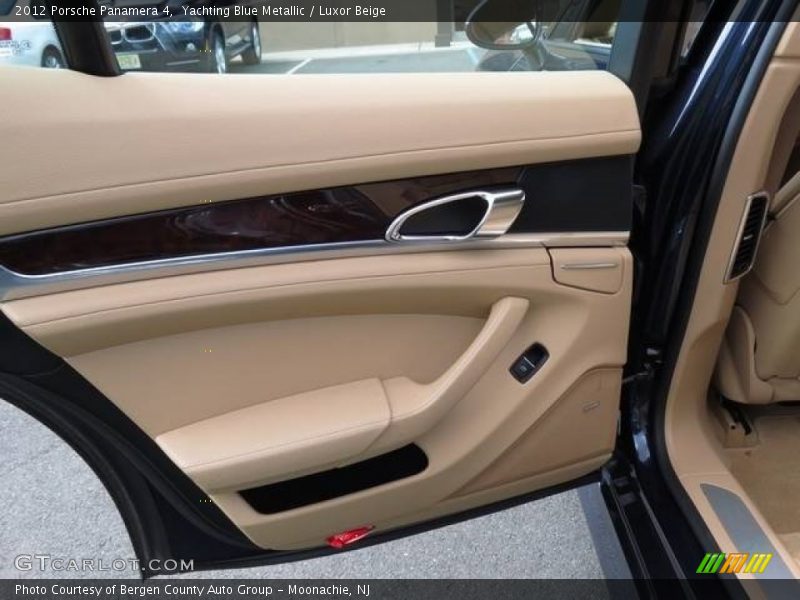 Yachting Blue Metallic / Luxor Beige 2012 Porsche Panamera 4