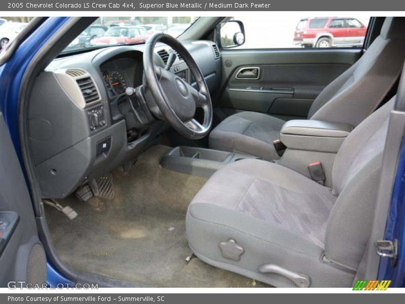 Superior Blue Metallic / Medium Dark Pewter 2005 Chevrolet Colorado LS Crew Cab 4x4
