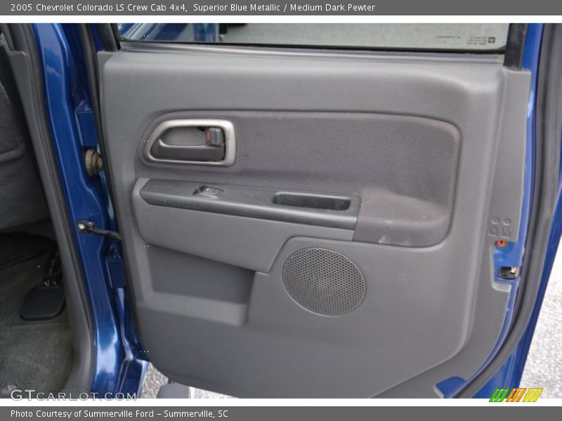 Superior Blue Metallic / Medium Dark Pewter 2005 Chevrolet Colorado LS Crew Cab 4x4
