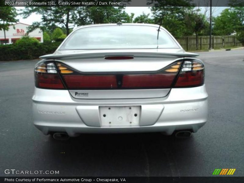 Galaxy Silver Metallic / Dark Pewter 2003 Pontiac Bonneville SSEi