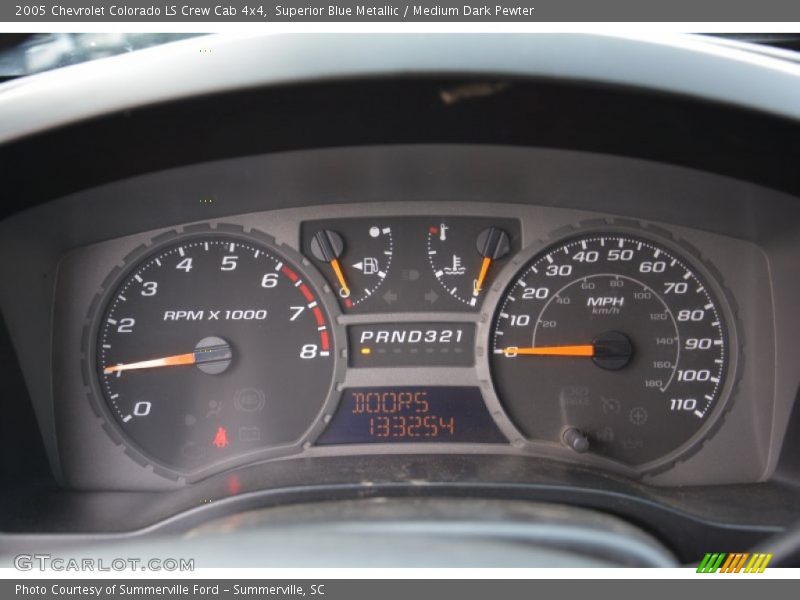 Superior Blue Metallic / Medium Dark Pewter 2005 Chevrolet Colorado LS Crew Cab 4x4