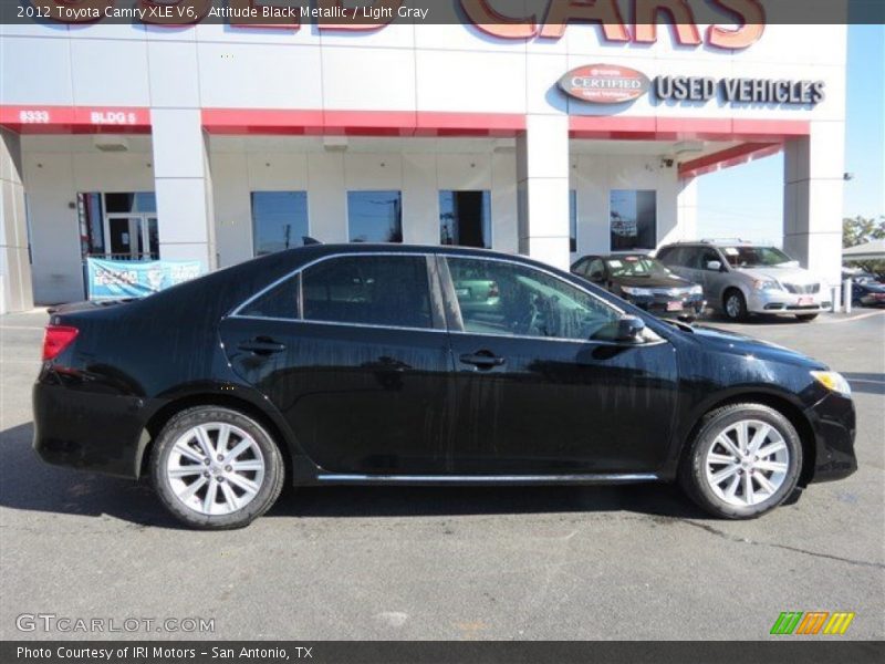 Attitude Black Metallic / Light Gray 2012 Toyota Camry XLE V6