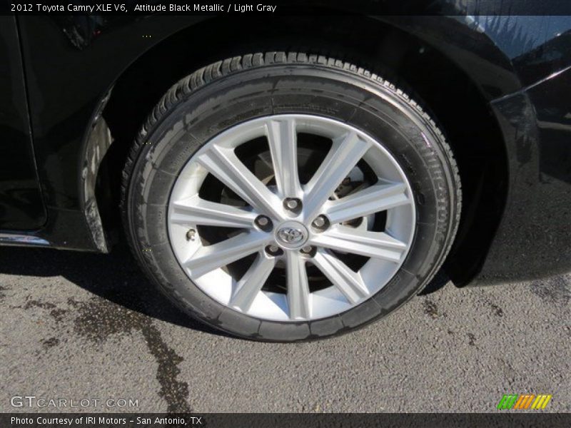 Attitude Black Metallic / Light Gray 2012 Toyota Camry XLE V6