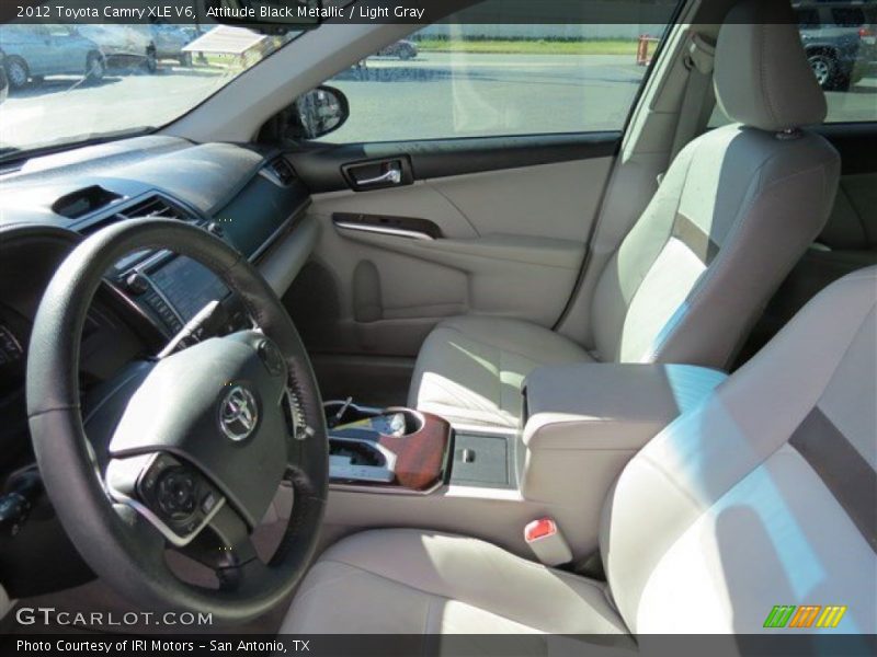 Attitude Black Metallic / Light Gray 2012 Toyota Camry XLE V6