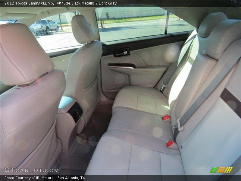 Attitude Black Metallic / Light Gray 2012 Toyota Camry XLE V6