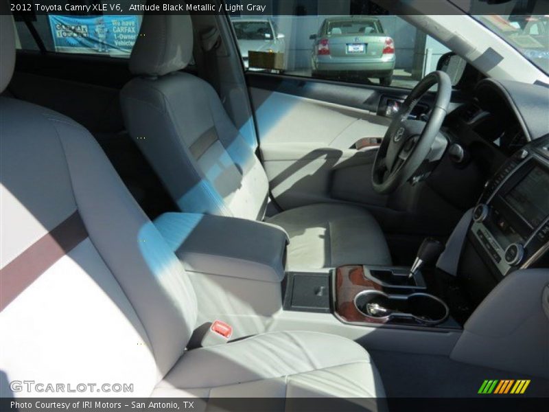 Attitude Black Metallic / Light Gray 2012 Toyota Camry XLE V6