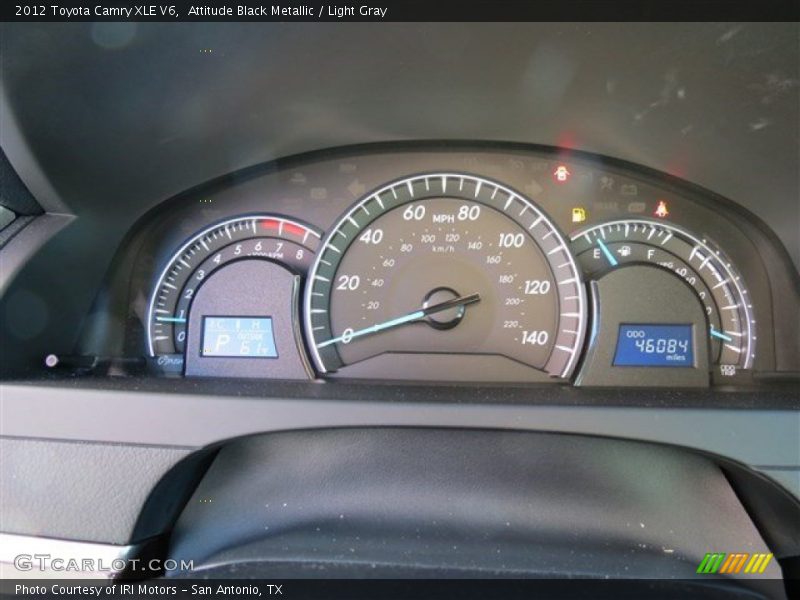 Attitude Black Metallic / Light Gray 2012 Toyota Camry XLE V6