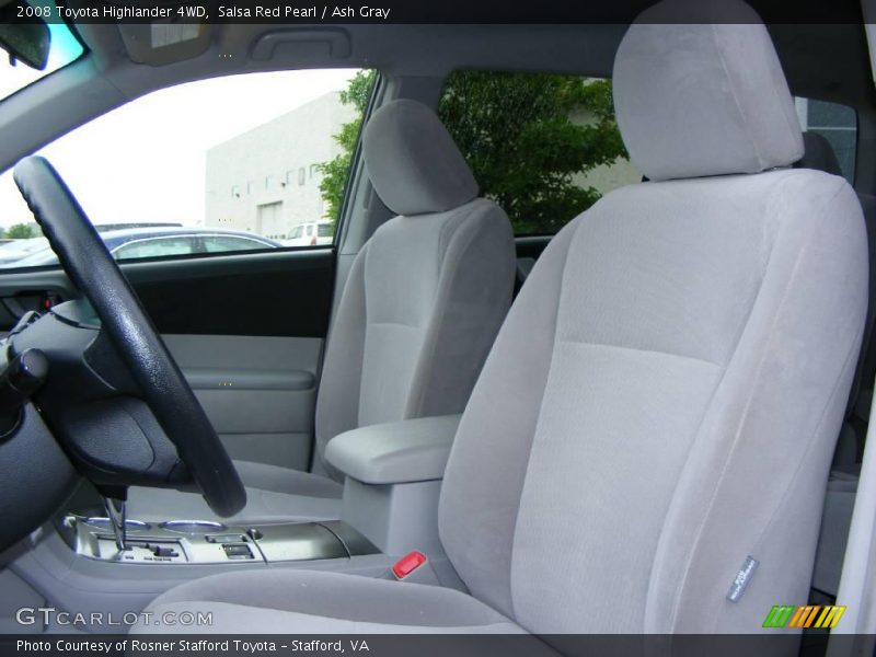 Salsa Red Pearl / Ash Gray 2008 Toyota Highlander 4WD
