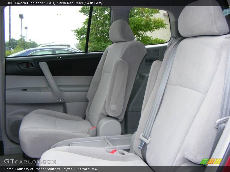 Salsa Red Pearl / Ash Gray 2008 Toyota Highlander 4WD