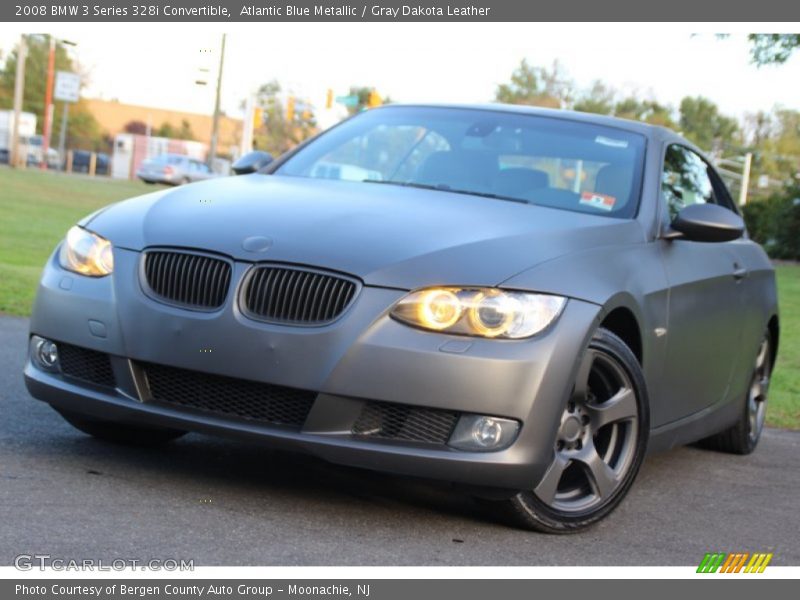 Atlantic Blue Metallic / Gray Dakota Leather 2008 BMW 3 Series 328i Convertible