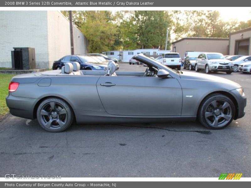 Atlantic Blue Metallic / Gray Dakota Leather 2008 BMW 3 Series 328i Convertible