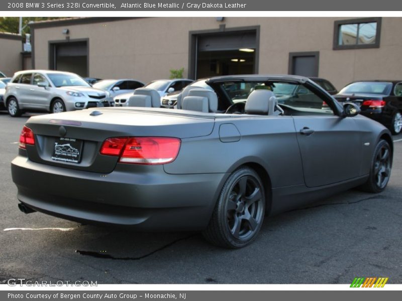 Atlantic Blue Metallic / Gray Dakota Leather 2008 BMW 3 Series 328i Convertible